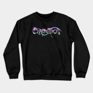 Multicoloured writing  sticker Crewneck Sweatshirt